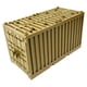 thumbnail image 3 of Estuche de almacenamiento educativo de bloques de construcción de contenedores de envío, juguete beige, 3 of 12
