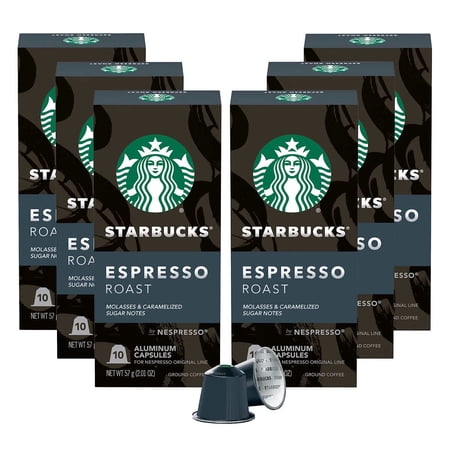 Starbucks by Nespresso Espresso Roast Capsules, 60-Count