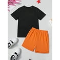 thumbnail image 6 of Boys Clothing, Boys Summer Letter Print Short Sleeve T-Shirt + Shorts 2-Piece Set2-3years, 6 of 9