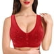 thumbnail image 1 of WILLBEST Brasier Mujer Sujetador De Mujer Con Hebilla Frontal, Borde De Encaje, Sin Aro De Acero, Ajuste Sin Costuras, Para Yoga, Dormir, Talla Grande 577, 1 of 3