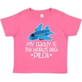 thumbnail image 3 of Inktastic Daddy is Worlds Best Pilot Airplane Childs Boys or Girls Toddler T-Shirt, 3 of 5