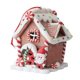 thumbnail image 3 of Snowflake-Candy House Luces Led, adornos de mesa, paisaje navideño, regalo de casa de dulces para amigos, 3 of 5