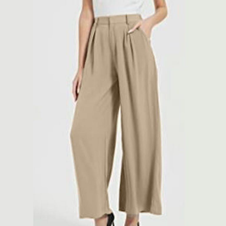 LOVZFMLL Women's Wide Leg Pants, Women's Casual Loose Fit