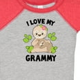 thumbnail image 4 of Inktastic Cute Sloth I Love My Grammy with Green Leaves Boys or Girls Baby Bodysuit, 4 of 5