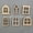 Khaki, variant on Liukekj 25pcs Miniature Wooden Door and Window Set Unfinished DIY Craft Door and Window Set for Garden Patio and Home Decorations