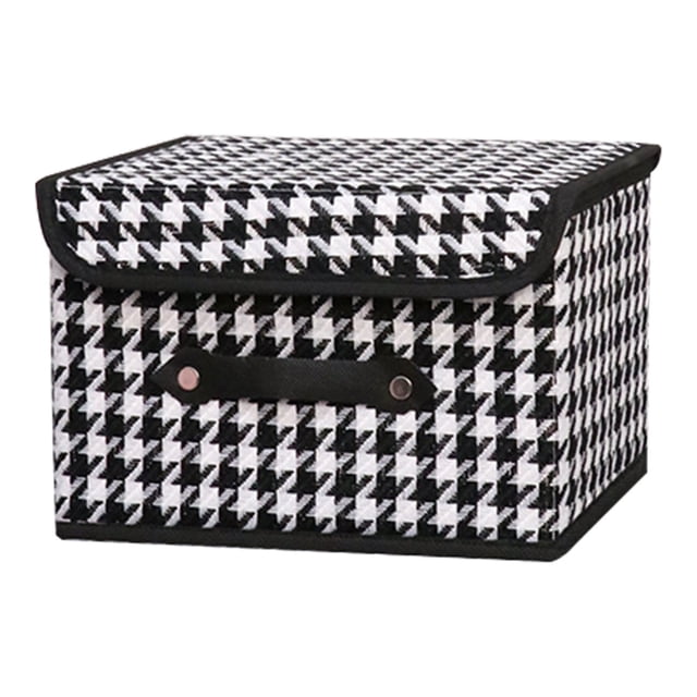 Agiferg Clothes Storage Box Cloth Art Storage Box Basket Drawer Type Home Wardrobe Storage Box Foldable Clothes Finishing Box