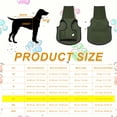 thumbnail image 2 of Uxcell Dog Anxiety Calming Hoodie, Breathable Dog Anxiety Jacket Vest Coat Adjustable Pet Hoodie with Hood, Keep Pet Calm, XL, (Army Green), Intended for Thunder/Fireworks/Separation, 2 of 7