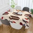 thumbnail image 2 of Yayeee Tablecloths 54" x 72" Rectangle Wrinkle Resistant Party Table Cover, Blue Cakes, 2 of 8