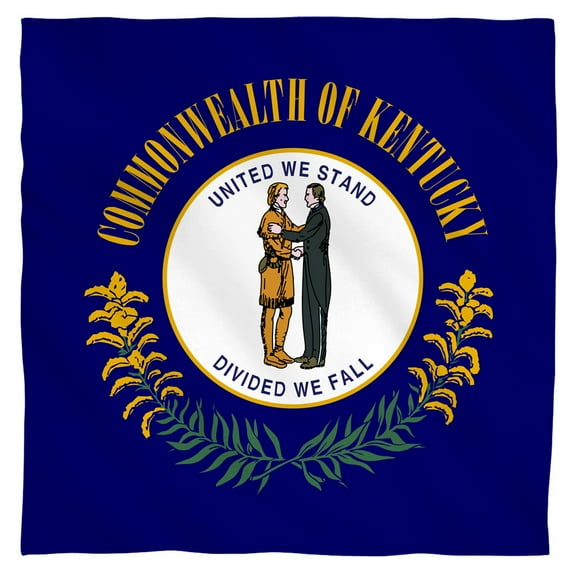 - Kentucky Flag - Bandana - 22" x 22"