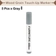 thumbnail image 3 of Marcadores de muebles Uxcell, kit de reparación de muebles, marcador de madera gris, 3 of 7