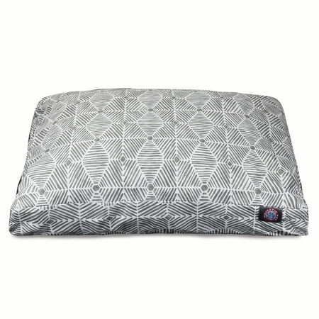 UPC: 0788995502692 | Majestic Pet | Charlie Rectangle Pet Bed For Dogs  Removable Cover  Gray  Large