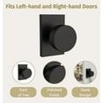 thumbnail image 3 of Mega Handles | Laura Dummy Knob | Matte Black, 3 of 4