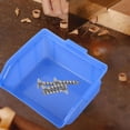 thumbnail image 4 of CATIEBYE 8Pcs Blue Plastic Storage Bins Durable Nesting Shelf Boxes for Tool and Parts Organization, 4 of 8