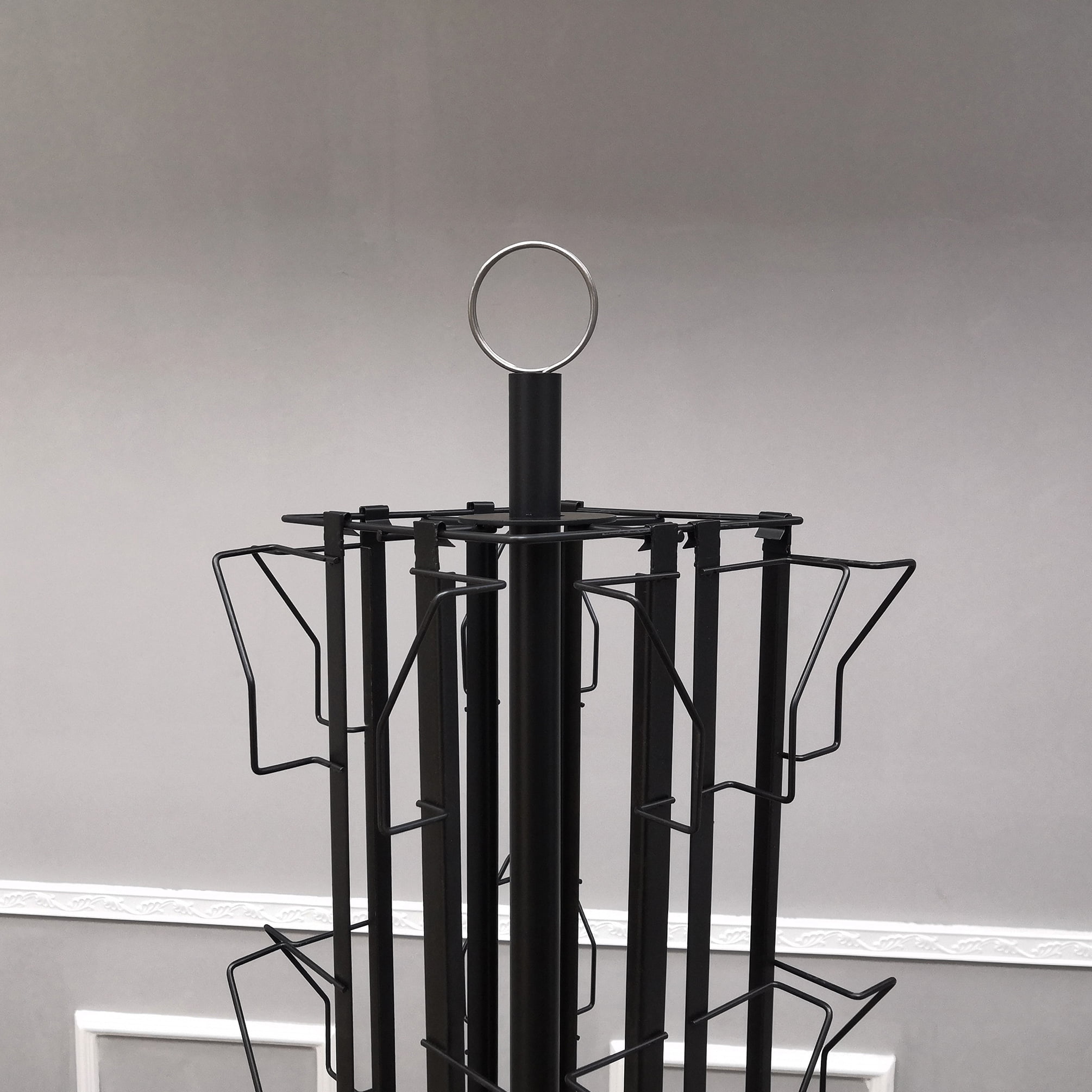 Rotating Black Metal 24 Slots Card Jewelry Spinning Display Rack 20” Tall -  general for sale - by owner - craigslist