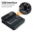 thumbnail image 3 of 6-Channel Sound Card Processor 16DSP Sound Controller Interface For PC Recording Streaming ,Easy to Operate, 3 of 6