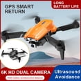 thumbnail image 3 of Inteprter Dron con cámara 5G, cuadricóptero de resolución 4K rodante de 360 ​​grados para principiantes, Control remoto recargable de Accesorios para aéreos Negro 1 cámara, 3 of 6