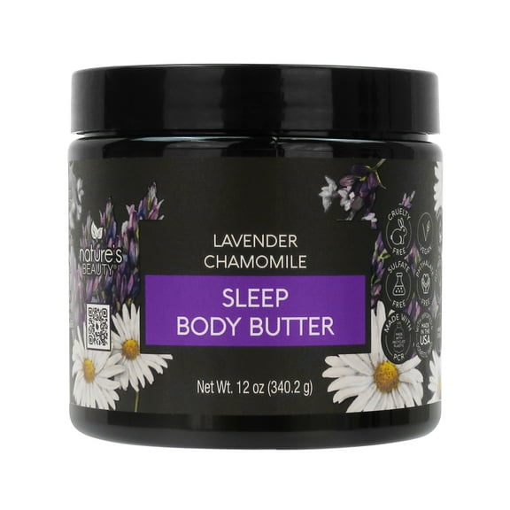 Nature's Beauty Sleep Lavender Body Butter, All Skin Types, 12 oz