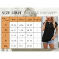 thumbnail image 4 of TEMOFON T-Shirts for Women Summer Tops Short Cap Sleeve Shirts Casual Loose Fit Solid Tank Top With Pocket Ladies Tunic Tops Blouses Black, 4 of 4