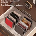 thumbnail image 4 of Acrylic CD/DVD Storage Rack parent Organizer Stand Display Holder for CD/DVD, Holds Multiple Di, 4 of 5