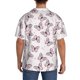thumbnail image 3 of Balery Pink Butterflies (2) Camisa Casual de Manga Corta con Botones para Hombre, Texturizada, Estilo Cubano, para Playa, Verano-Medium, 3 of 5