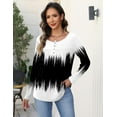 thumbnail image 5 of Zeagoo Womens Tunic Tops Leopard Long Sleeve Loose Fit T Shirts Pleated Casual Blouses for Leggings Plus Size, 5 of 7
