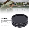 thumbnail image 3 of ND Filters Set, ND2 ND4 ND8 Neutral Density Camera Lens Filter, HD Multi Layer Coating, Anti Scattered Light Anti Scratch Optical Glass, for Camera Lens, 3 of 7
