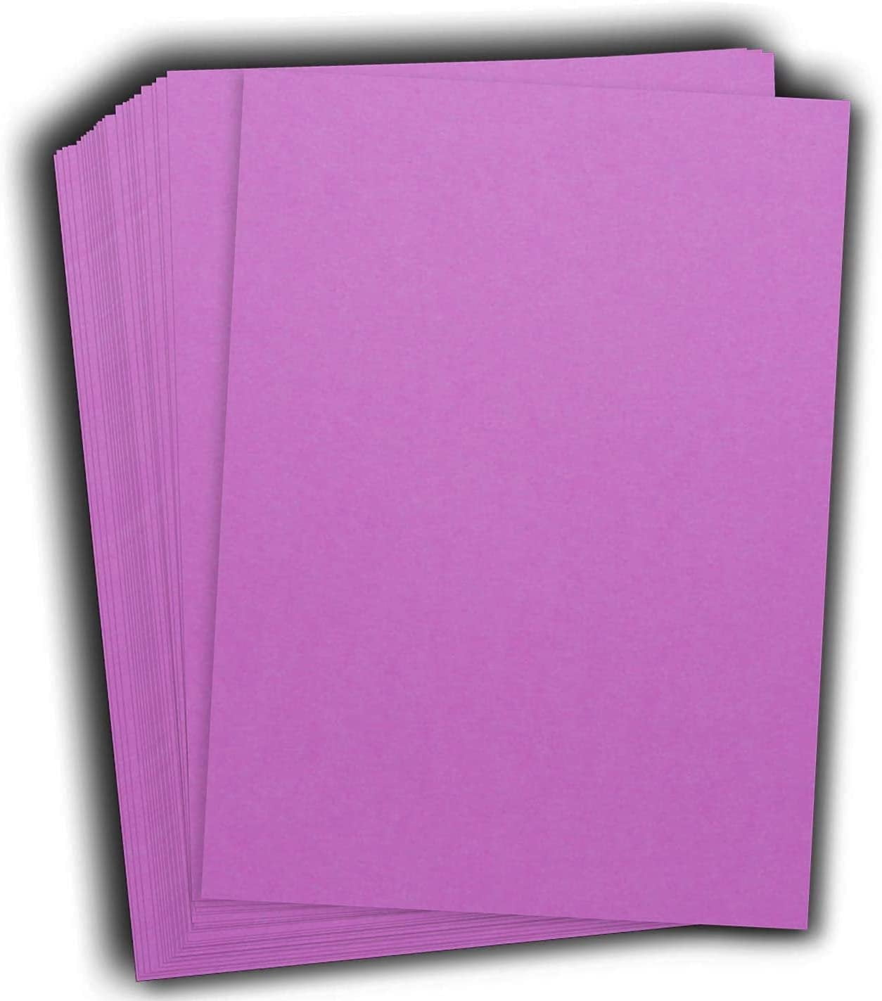 Hamilco Colored Cardstock Paper 11" x 17" Pearly Purple Color Card