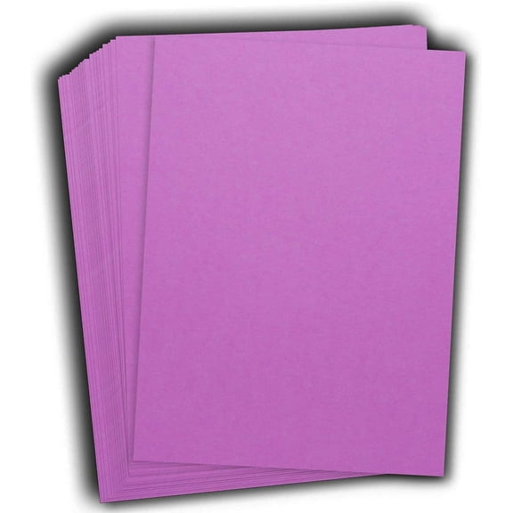 Hamilco Colored Cardstock Paper 11" x 17" Pearly Purple Color Card Stock Paper 50 Pack