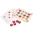 thumbnail image 1 of Wooden Memory Matching Game Cognitive Skill Development Toy With Animal Cards Educational Brain Teaser For Kids Age 2 To 5 Years, 1 of 9