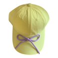 thumbnail image 1 of Color Candy Bowknot Baseball Cap For Women Breathable Spring Summer Sun Hat Korean Style Adjustable Hat For Face Baseball Tights Women, 1 of 3