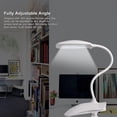 thumbnail image 2 of LED-läslampa - Uppladdningsbar klämma på bordslampa med USB-kabel, vit, 2 of 4