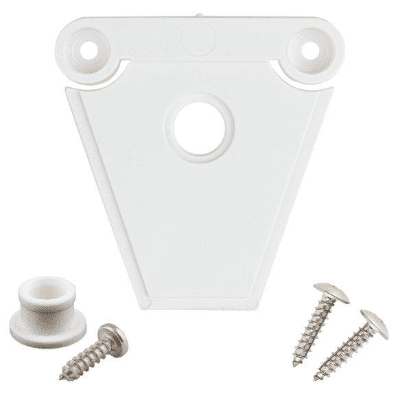 NeverBreak Parts - 1 High Strength White Igloo Cooler Latch with Post and 3 SS Screws