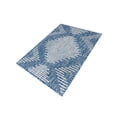 thumbnail image 4 of Unique Loom Outdoor Modern Collection Area Rug - Tambor (2' x 3' Rectangle Blue/Ivory), 4 of 11