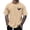Beige, variant on Mens Big and Tall T Shirts Casual Breathable Crew Holiday Tee Quick Dry Active Athletic Men's Summer Shirts,XXL