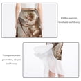 thumbnail image 2 of Cupid Chic Chiffon Beach Dress for Women - Stylish and Breathable Beach Skirt with Polyester Straps, 2 of 6