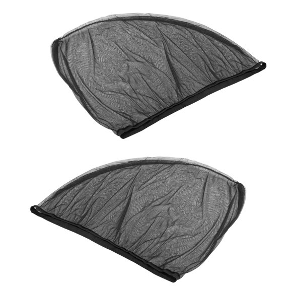 Unique Bargains Sun Shade Car Side Window Rear Breathable Mesh Anti-UV Protect 60x50cm 1pair