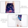 thumbnail image 2 of Flamingo Stylish Chiffon Beach Skirts and Dresses for Women - for the Beach, 2 of 6