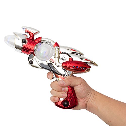 Fun Central (AT763 LED Space Flash Toy Gun, Light Up Space Gun, LED