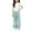 Blue, variant on Ruyang Pants for Girls Baggy Elastic Waist Palazzo Wide Leg Pants Spring Summer Casual Yoga Beach Barrel Trousers Y2k Flowy Clothes