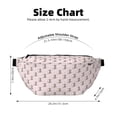 thumbnail image 3 of Naloa Heart Cat Print Running Belts for Men Women,Running Fanny Pack with 2-Zipper Pockets,Waterproof Waist Pack for Travel Hiking Running Outdoor Sports, 3 of 8