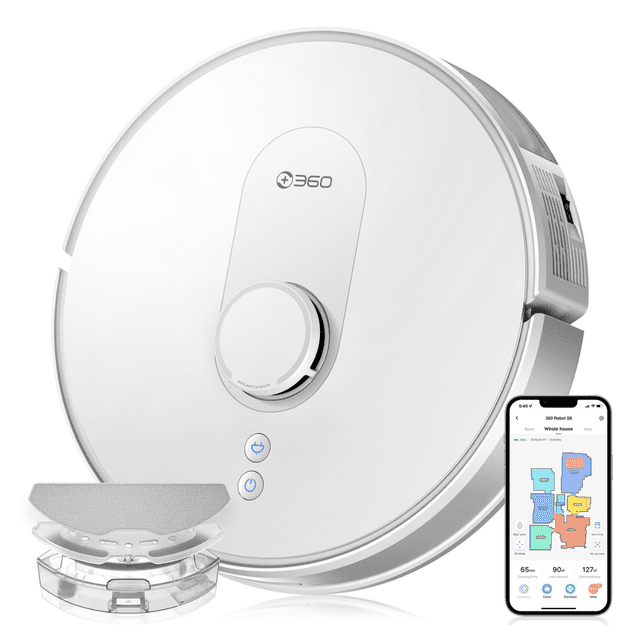 Robot Aspiradora Inteligente 360 Smart Life S8 Reacondicionada Barre Trapea Autocarga Alexa Google