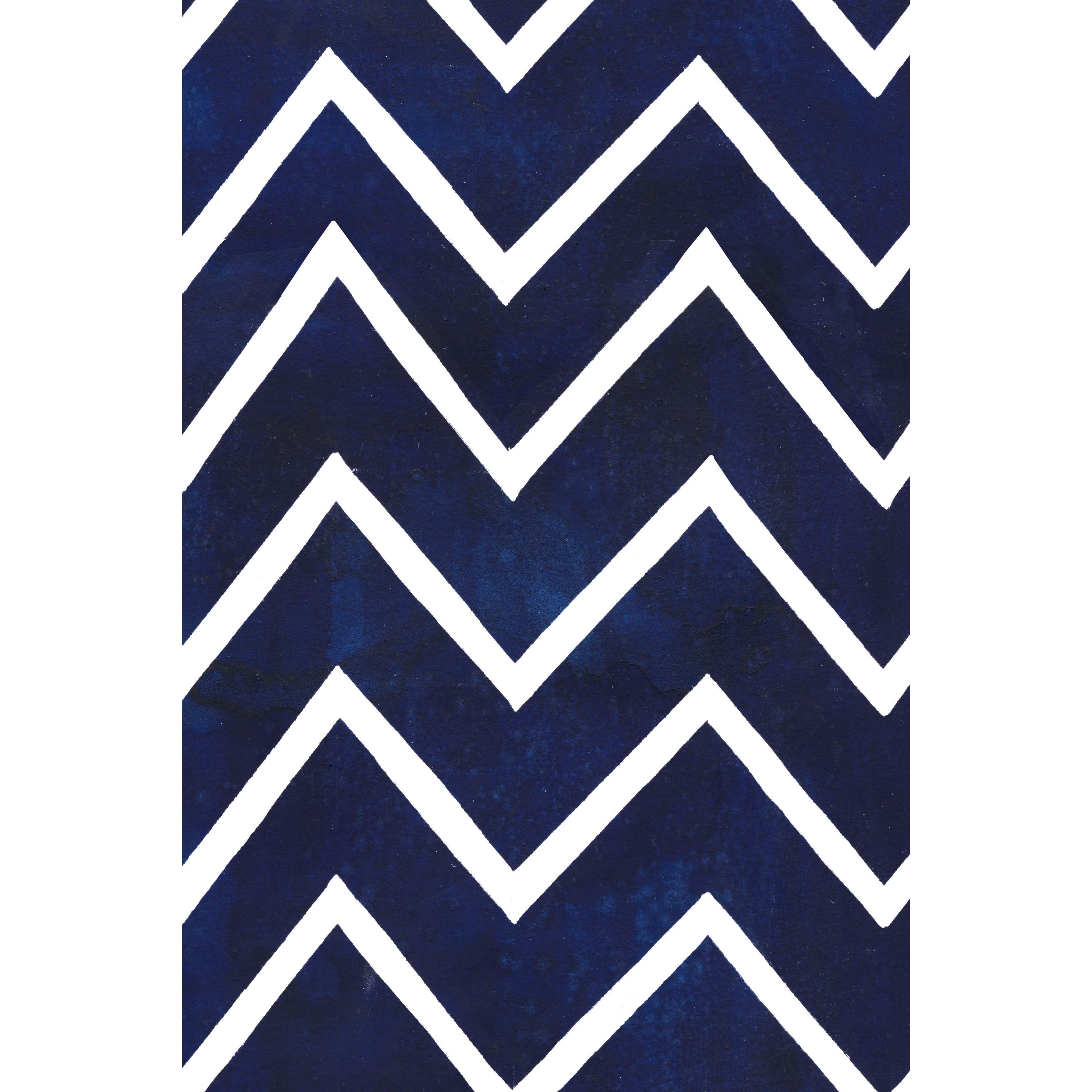 Marmont Hill "Indigo Pattern VI" Painting Print on Wrapped Canvas