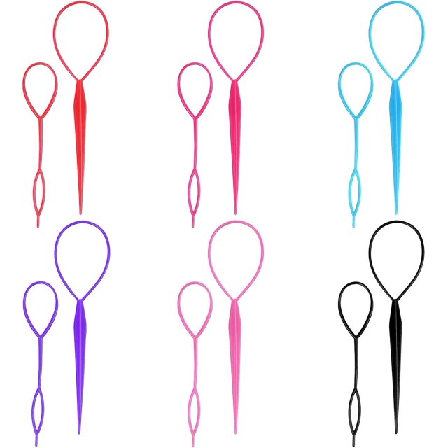 Hair Braid Accessories Ponytail Styling Maker Clip French Braid Tool Magic Topsy Tail Loop Hair Kit For Women Girls Styling Maker Hair Styling Accesso