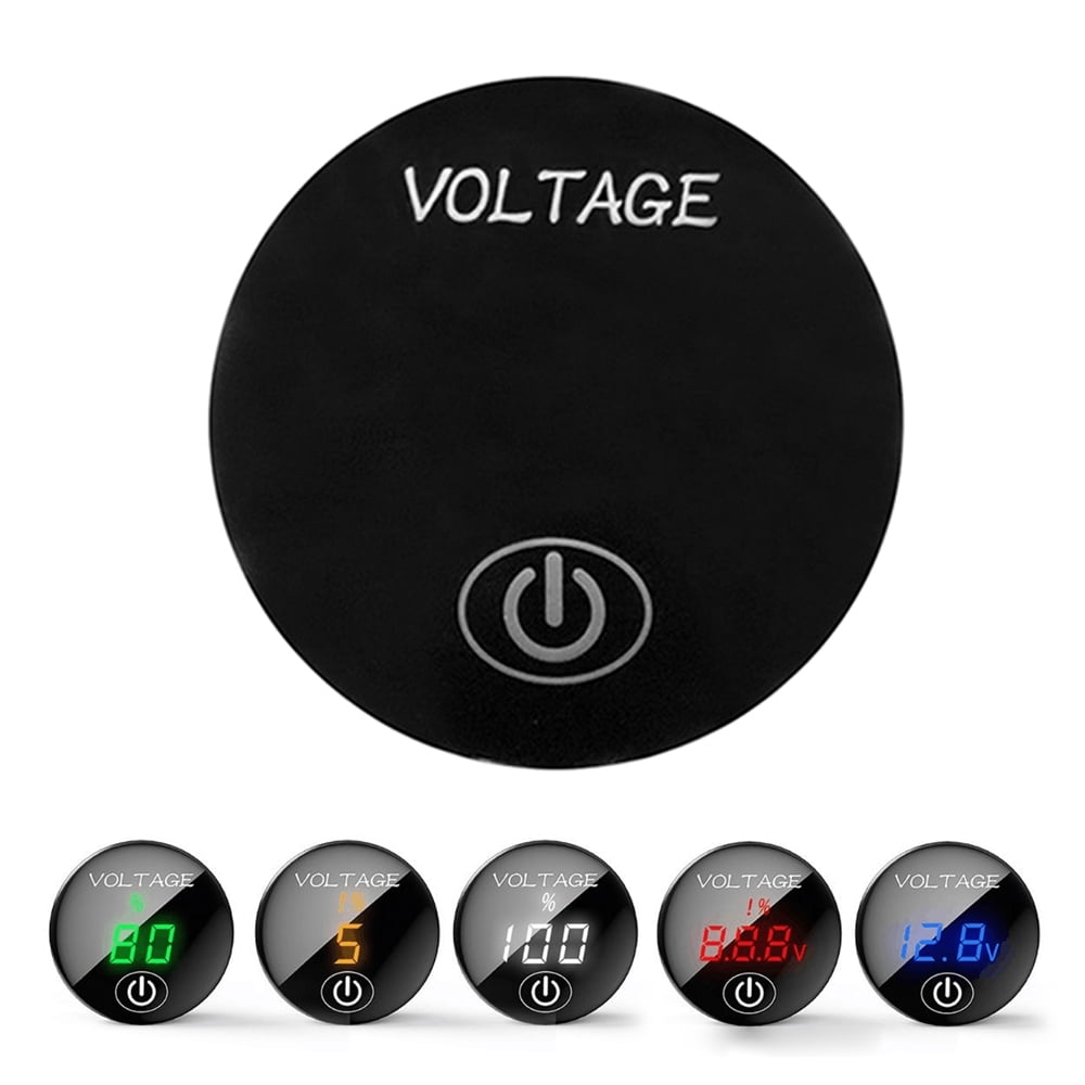 LED Panel DC 12V-24V Digital Voltage Volt Meter Display Voltmeter Motorcycle Car 
