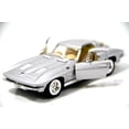 thumbnail image 3 of Kinsmart 5" 1963 Chevy Chevrolet Corvette Stingray Diecast Model Toy 1:36 Silver, 3 of 4