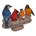 thumbnail image 3 of Figura Mark Feldstein Welcome Birds, resina, 18 cm, para exteriores, 3 of 4