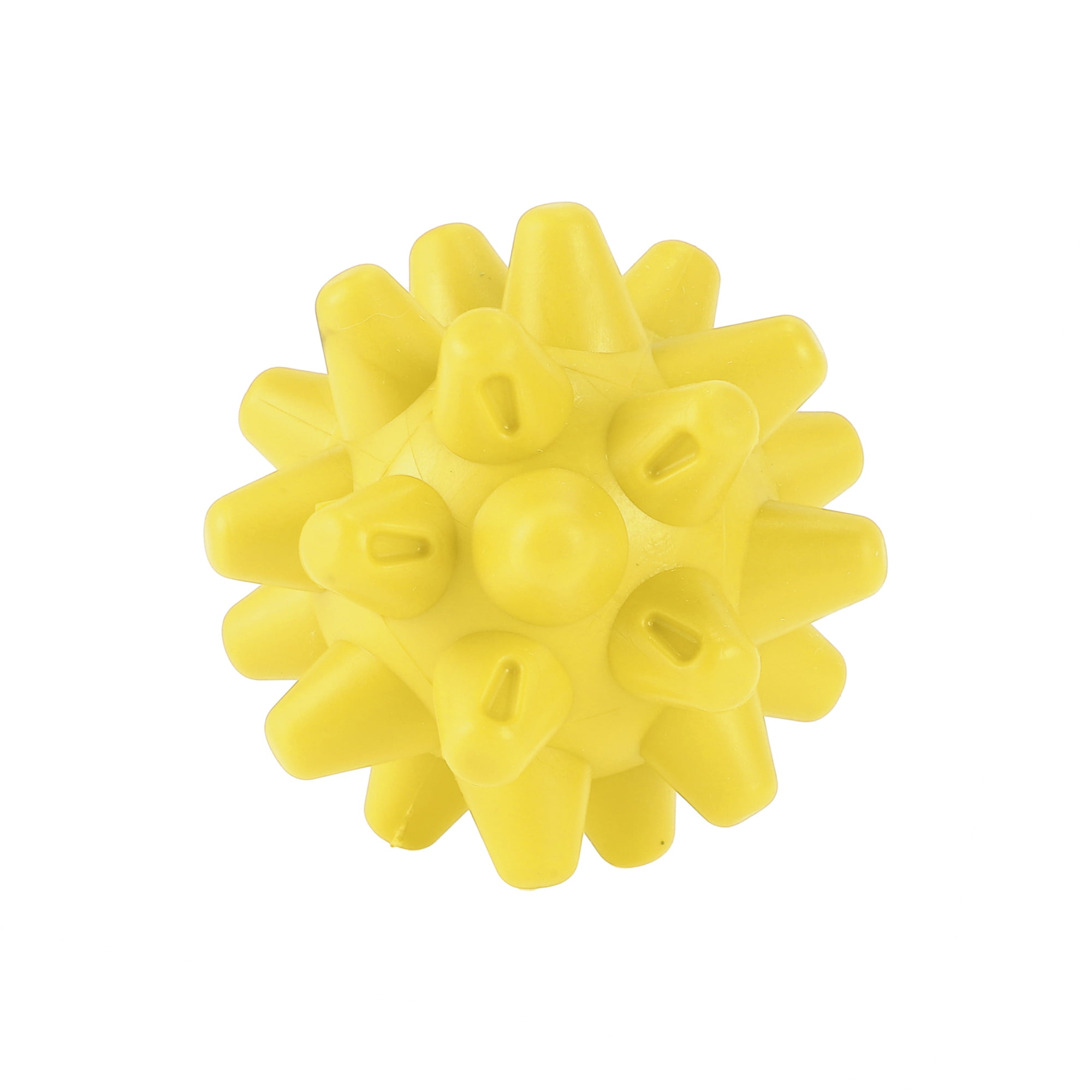 Unique Bargains 1 Pc Spiky Massage Ball for Travel Home Office Yellow