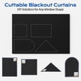 thumbnail image 4 of Fairnull 1 Set Blackout Curtain Travel Window Blind Shade Portable Removable No Drill Light UV Block Window Cover Living Room Bedroom Home Supplies, 4 of 11