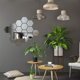 thumbnail image 3 of 24pcs Hexagonal Mirror Wall Stickers Acrylic Self-adhesive Mosaic Tile Stickers Bedroom Bathroom DIY Decal Home Decor, 3 of 4