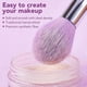 thumbnail image 3 of Travel Makeup Brushes, Silky Bristles Makeup Brush Set 12 Count (Pack of 1), Beginner Friendly Everyday Essential with Magic Sponges & Powder Puff(Pur, 3 of 4